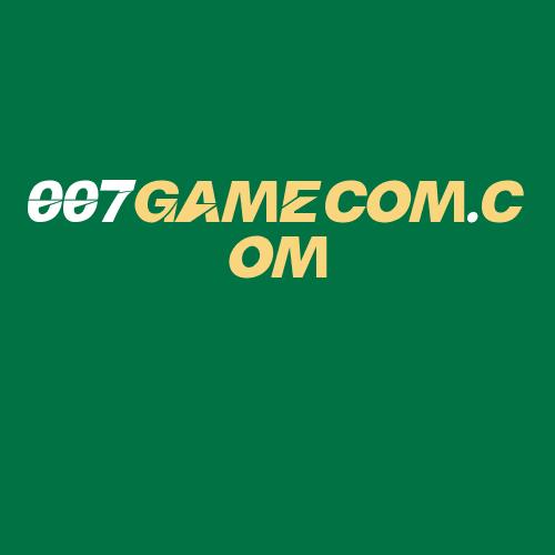 Logo da 007GAMECOM